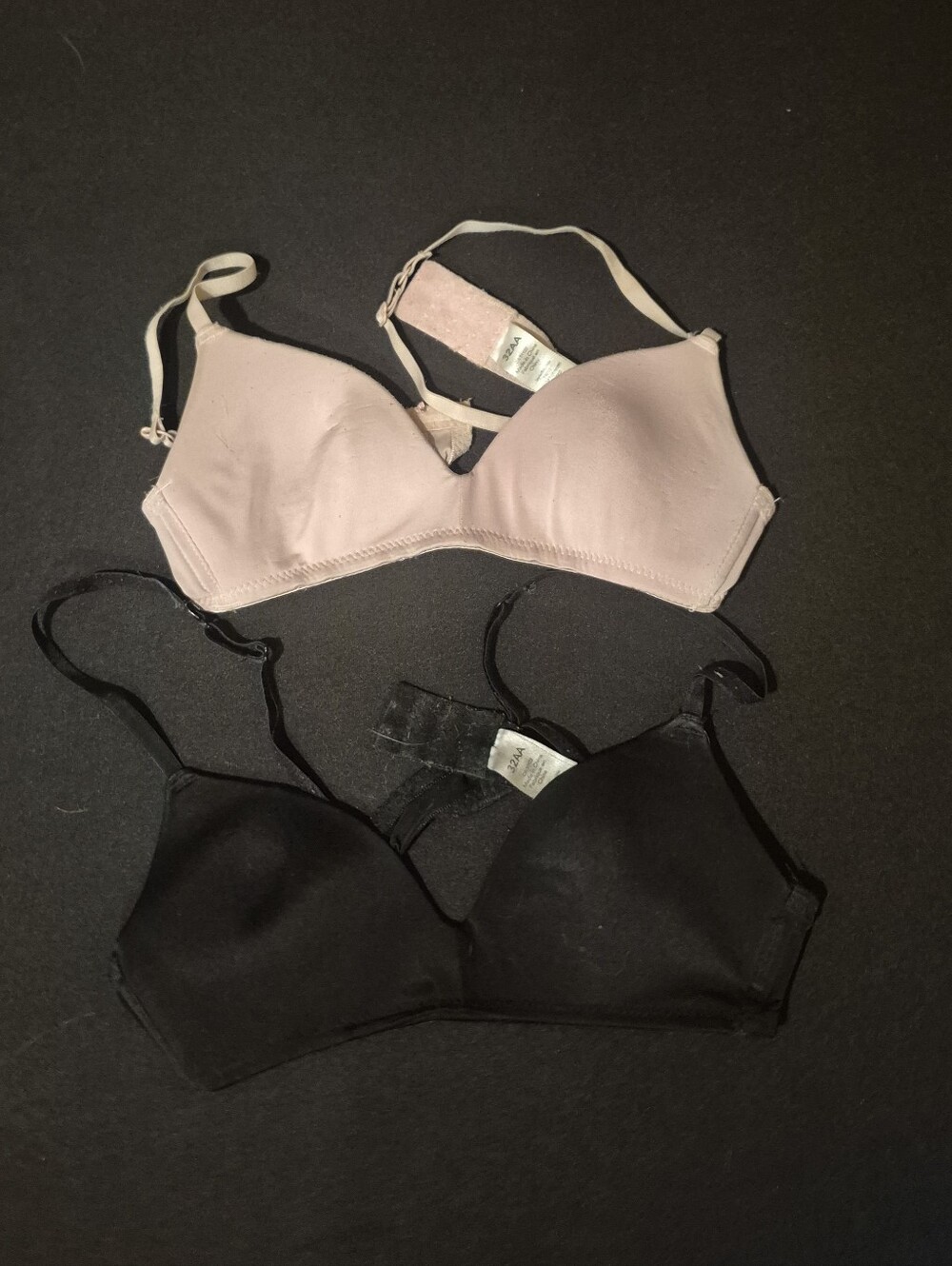 5/$30 or 10/$50. George Soft Wireless Bras - Brige and Black